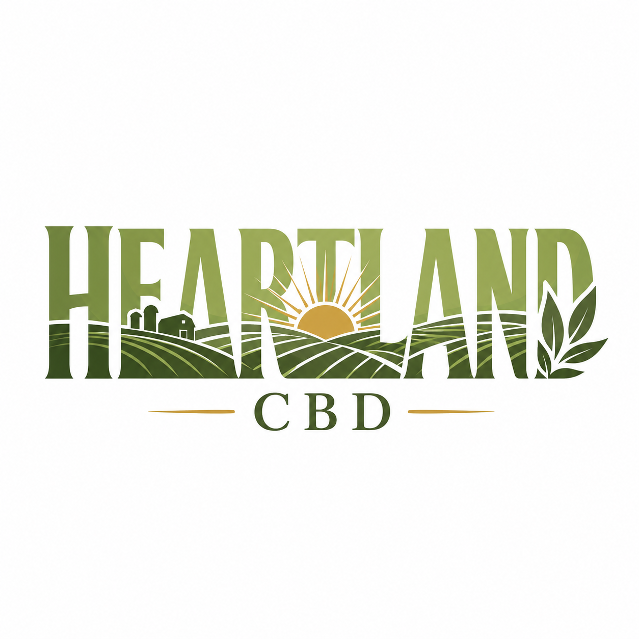 Heartland CBD Logo - American Heartland Farm to Wellness